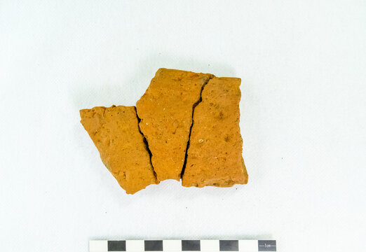 Archaeological pottery sherd. Laboratory analysis.