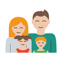 Family, parents colored icon. Simple colored element illustration. Family, parents concept symbol design from family set. Can be used for web and mobile