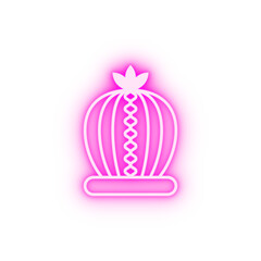 sheikh's crown neon icon