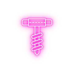 gimlet tool neon icon