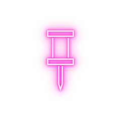 pin neon icon