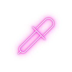 pipette neon icon