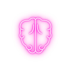 brain neon icon