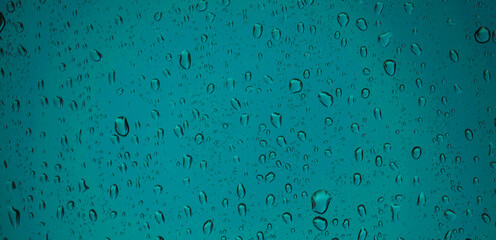 water drops on glass. Background drops. Macro. Photo. Background. 