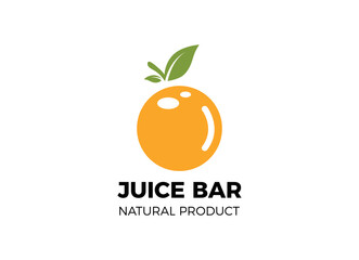 Juice Bar Logo Design template. Fresh juice logo vector. 