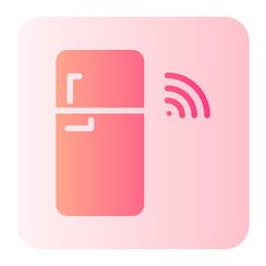 Refrigerator gradient icon