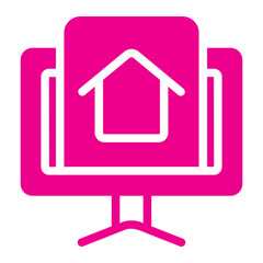 smart home gradient icon