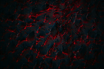 Rock texture. Dark stone wall. Stone background. Rock surface with holography, nacre. Wall...