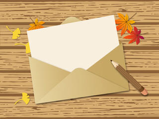 Autumn season stationery, memo paper background frame, 가을시즌 편지지,메모지 배경프레임
 - obrazy, fototapety, plakaty