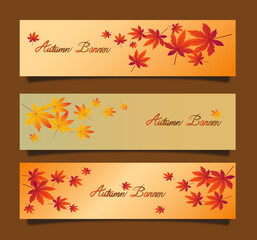Naklejka na ściany i meble autumn background square banner advertising background, 가을배경 사각형 배너광고 배경