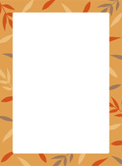 autumn background square frame, 가을배경 사각형 프레임