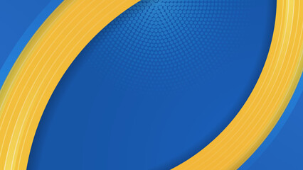 Blue and yellow abstract background