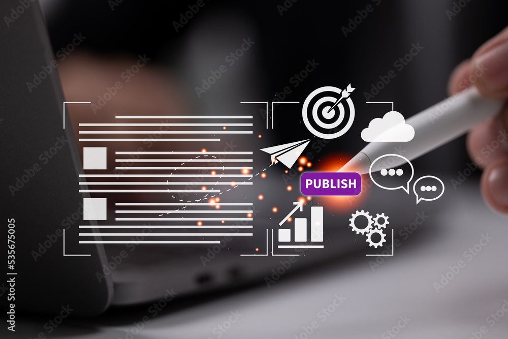Poster publish content, content for digital publishing blog marketing entails writing, publishing, and uplo