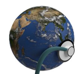 World earth planet stethoscope symbol international medical charity health care medicine protection support awareness disease doctor nurse treatment hospital business cardiology donation wellness 