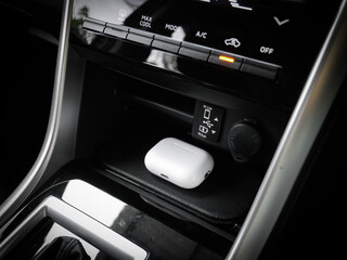 Pods Pro Wireless Charging in a Car