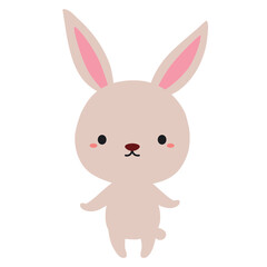 かわいい うさぎ キャラクター ポーズ イラスト02