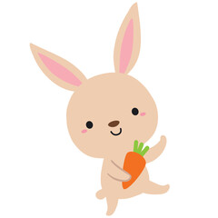 かわいい うさぎ キャラクター ポーズ イラスト05