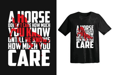 Horses Custom T-Shirt Design.
