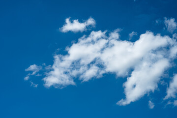 blue sky with clouds