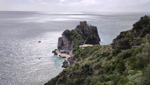 Conca dei Marini - Panoramica di Capo di Conca dalla litoranea
