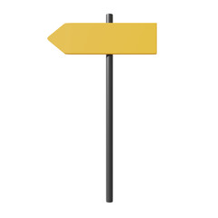 3D rendering illustration of signpost.