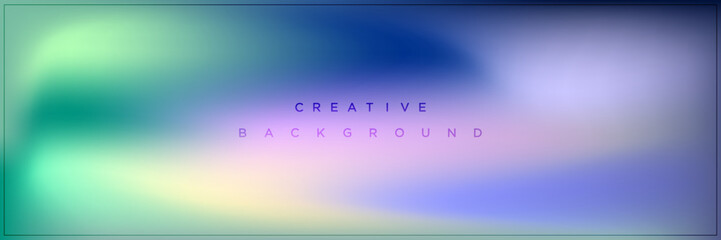 Modern abstract colorful gradient banner background design