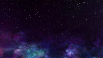 Night beautiful color Space and star
