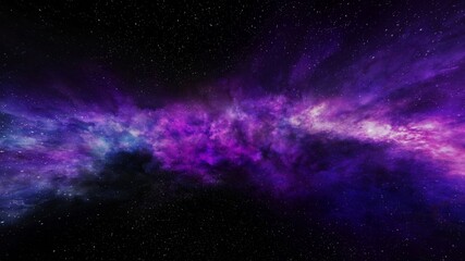 Night beautiful color Space and star