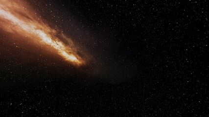 Night beautiful color Space and star