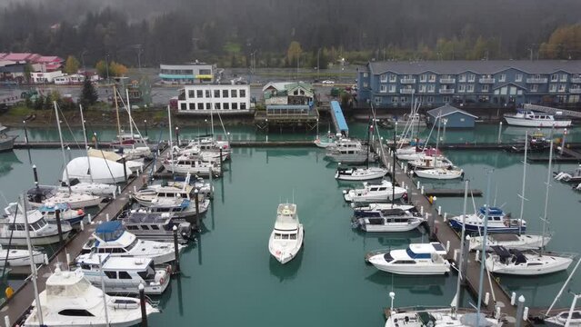 boats in the harbor - Seward, Alaska