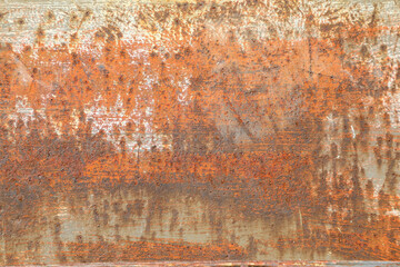 Rusted and scratched metal surface
