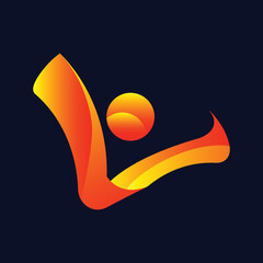 Icon Logo Design Template Four human