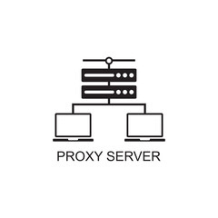 proxy server icon , network icon
