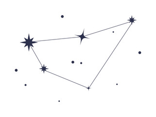 capricorn constellation astrological - obrazy, fototapety, plakaty