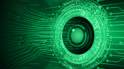 eye cyber circuit future technology concept background