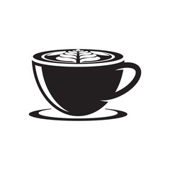 Obraz premium Coffee cup logo template vector icon