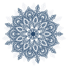 Decorative ethnic mandala pattern design