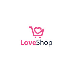 love market logo icon vector isolated