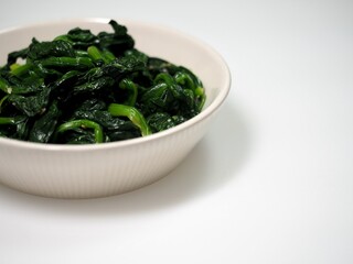 한국의 전통음식 시금치 나물