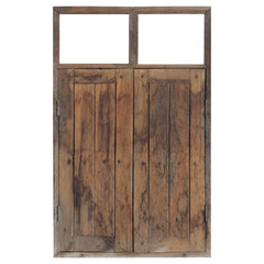 brown old wooden window png file