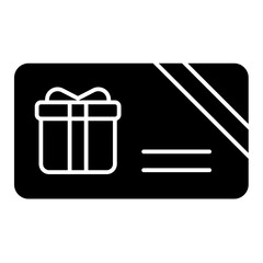 gift card solid icon