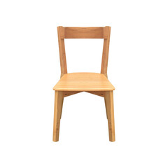 Wooden chair brown color png file