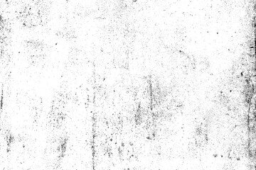 Distressed black texture. Dark grainy texture on white background. Dust overlay textured. Grain noise particles. Rusted white effect. Grunge design elements. Vector illustration, EPS 10.