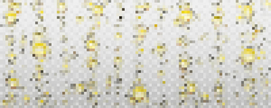 Yellow Fizz Air Bubbles, Champagne, Soda Drink Or Mineral Water Abstract Dynamic Effervescence Motion Isolated On Transparent Background. Underwater Fizzing, Pop Beverage, Realistic 3d Vector Template