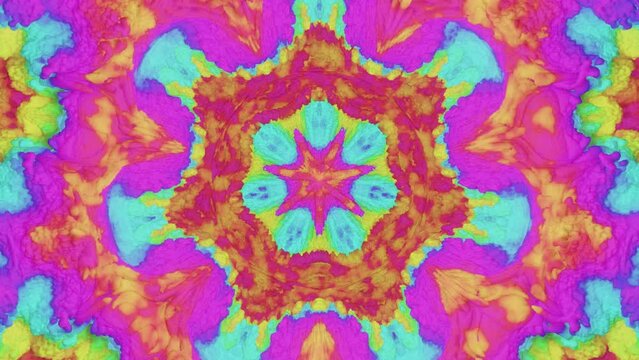 abstract colorful background zoom 4K 60fps
