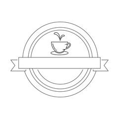 Coffee cup logo template vector icon