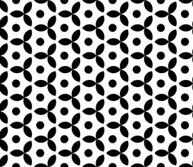 Vector seamless with geometric modern pattern 