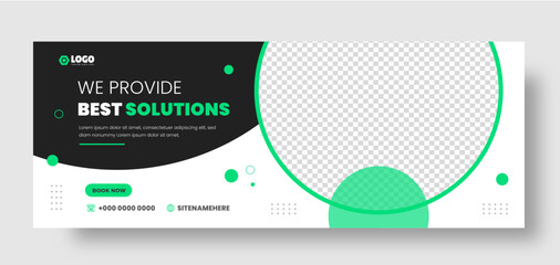 Digital marketing Social Media Cover photo Template Design . digital marketing agency web banner. business marketing social media cover design with green color. web banner. social media cover design.