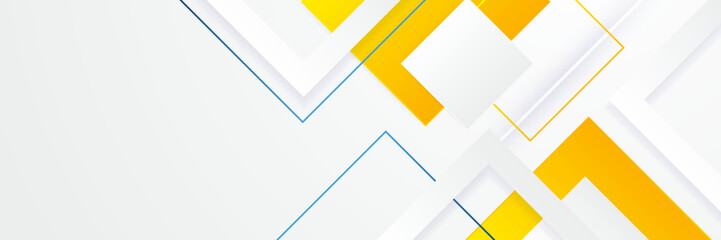 Abstract orange yellow white background with modern trendy fresh color for presentation design, flyer, social media cover, web banner, tech banner