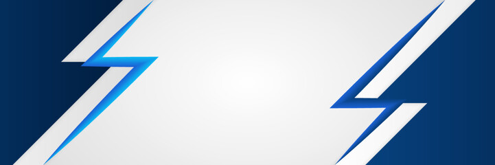 abstract blue and white vector banner
